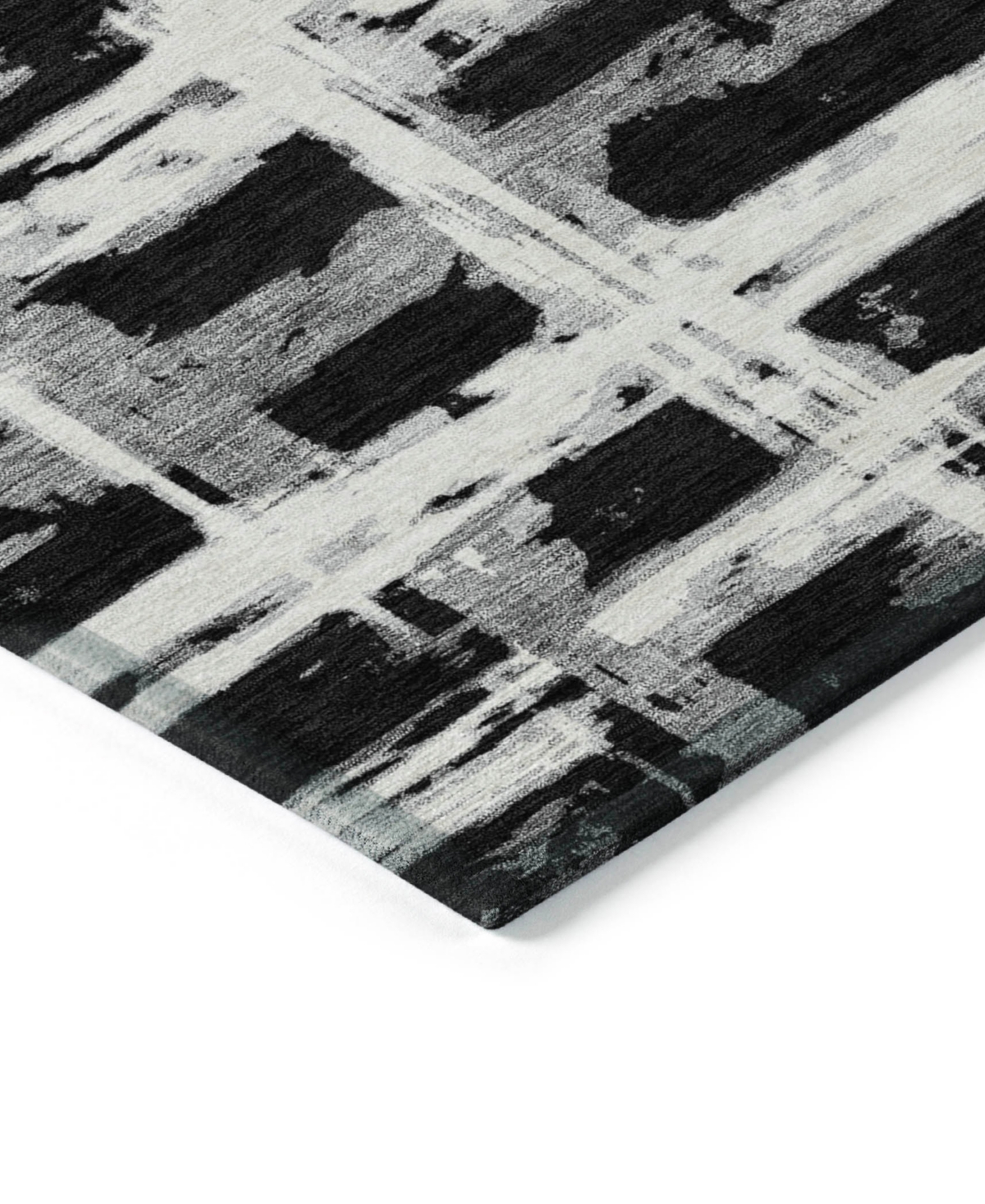 Addison Chantille Machine Washable Acn745 9'x12' Area Rug In Black