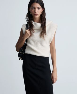 Women's Opening Detail Straight-Skirt