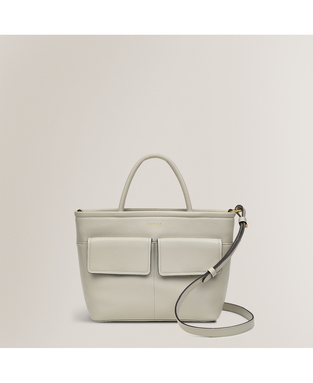 Radley London Brompton Crescent Small Ziptop Grab Bag In Pumice