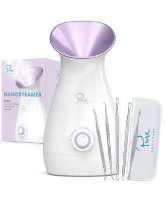 NanoSteamer Large 3-in-1 Nano Ionic Facial Steamer (Lilac)