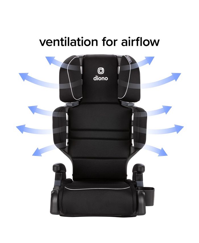 Diono Toddler Connect3 R 2-in-1 High-Back Booster - Black - ONE SIZE