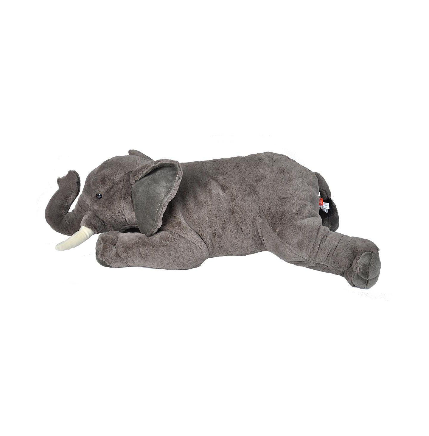 Детская мягкая игрушка Wild Republic Cuddlekins Jumbo African Elephant Stuffed Animal, 30 Inches — фото 3