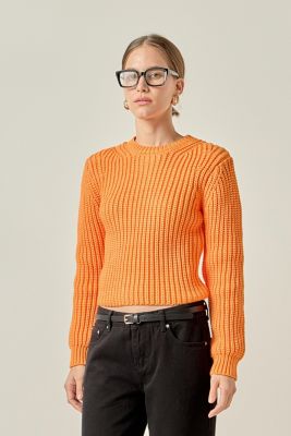 Women's Round-neck Knit Sweater