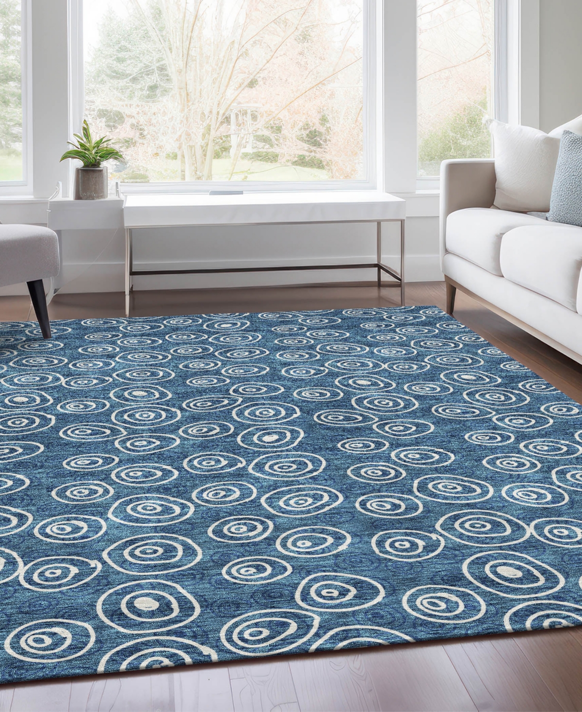 Addison Chantille Acn728 9'x12' Area Rug In Blue