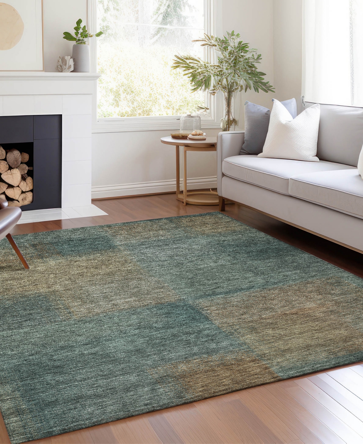 Addison Chantille Acn742 8'x10' Area Rug In Teal