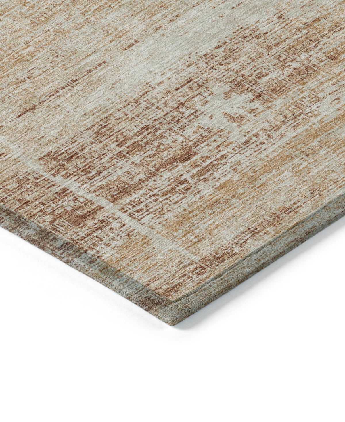 Addison Chantille Machine Washable Acn747 8'x10' Area Rug In Copper