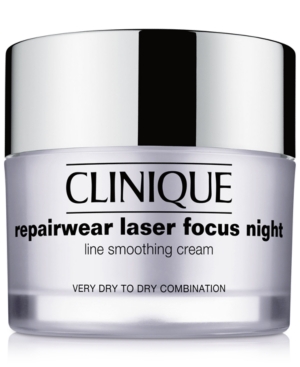 Clinique Repairwear Laser Focus Night Line Smoothing Cream - Very Dry to Dry Combination 17 oz