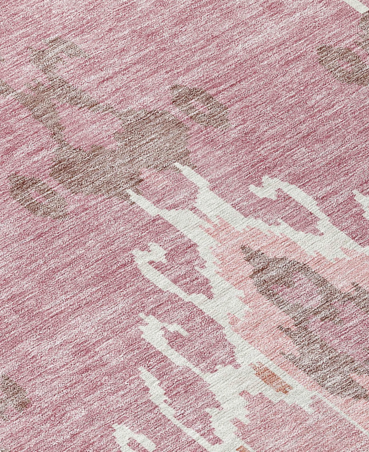 Addison Chantille Acn748 2'3"x7'6" Runner Area Rug In Rose