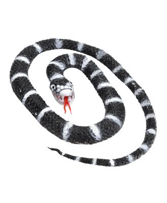 Rubber Snake California King Snake Figurines, 26 Inches