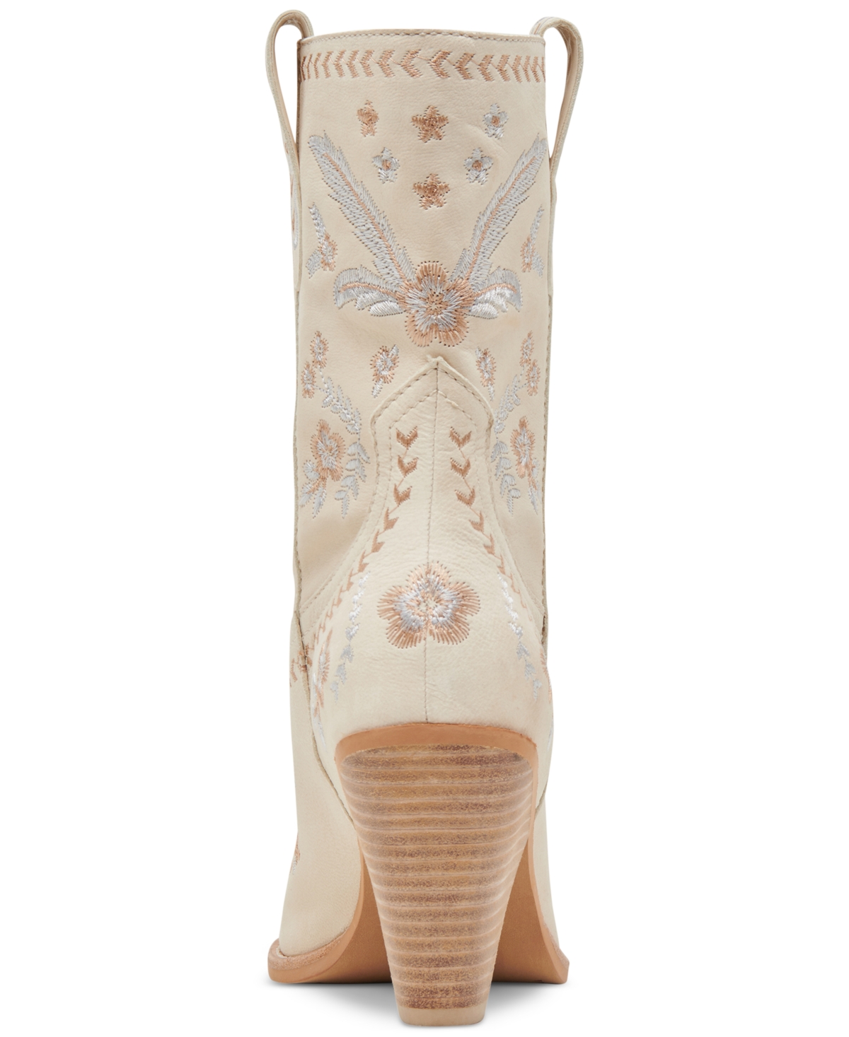 Dolce Vita Jessey Floral Western Boots In Cream Floral Multi