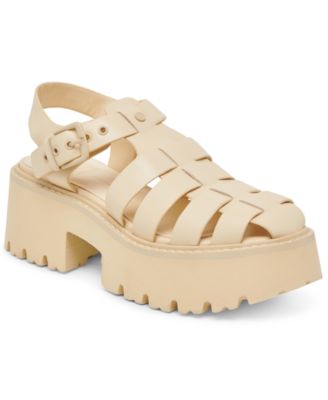 Dolce Vita - Women's Lasly Raffia Fisherman Platform Sandals