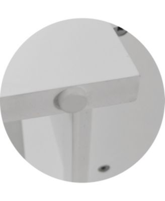 Hiland Bar Cabinet Wine Storage With Glass Holders & Drawer