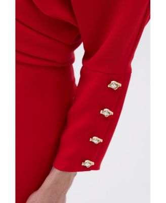 Women's Draped Maxi Dress