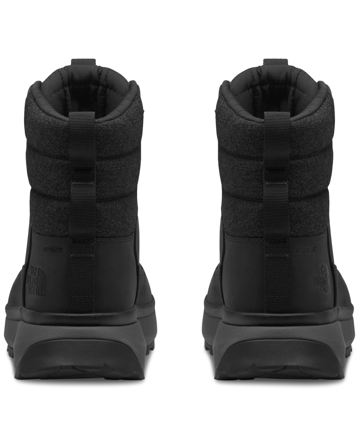 The North Face Men's Bergen Leather Waterproof Boots -TNF Black