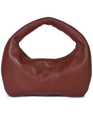 Michaela Leather Mini Hobo Bag