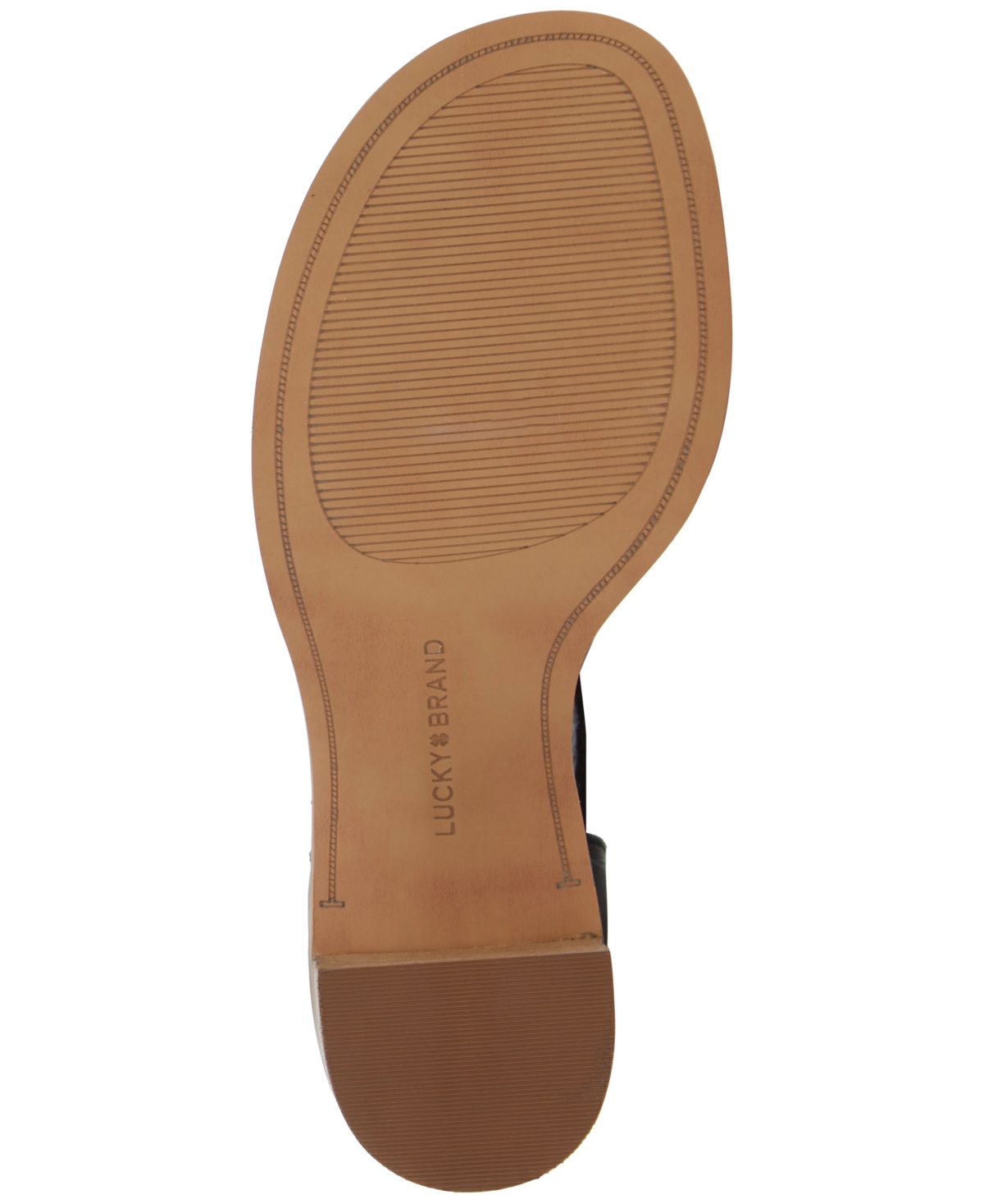 Shop Lucky Brand Women's Shivona Whipstitch Block-heel Dress Sandals In Smoke Grey Summer Haze