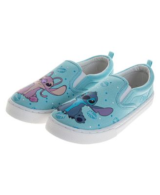 Little and Big Kids Stitch and Angel Girls' Slip On Low Top Canvas Sneakers