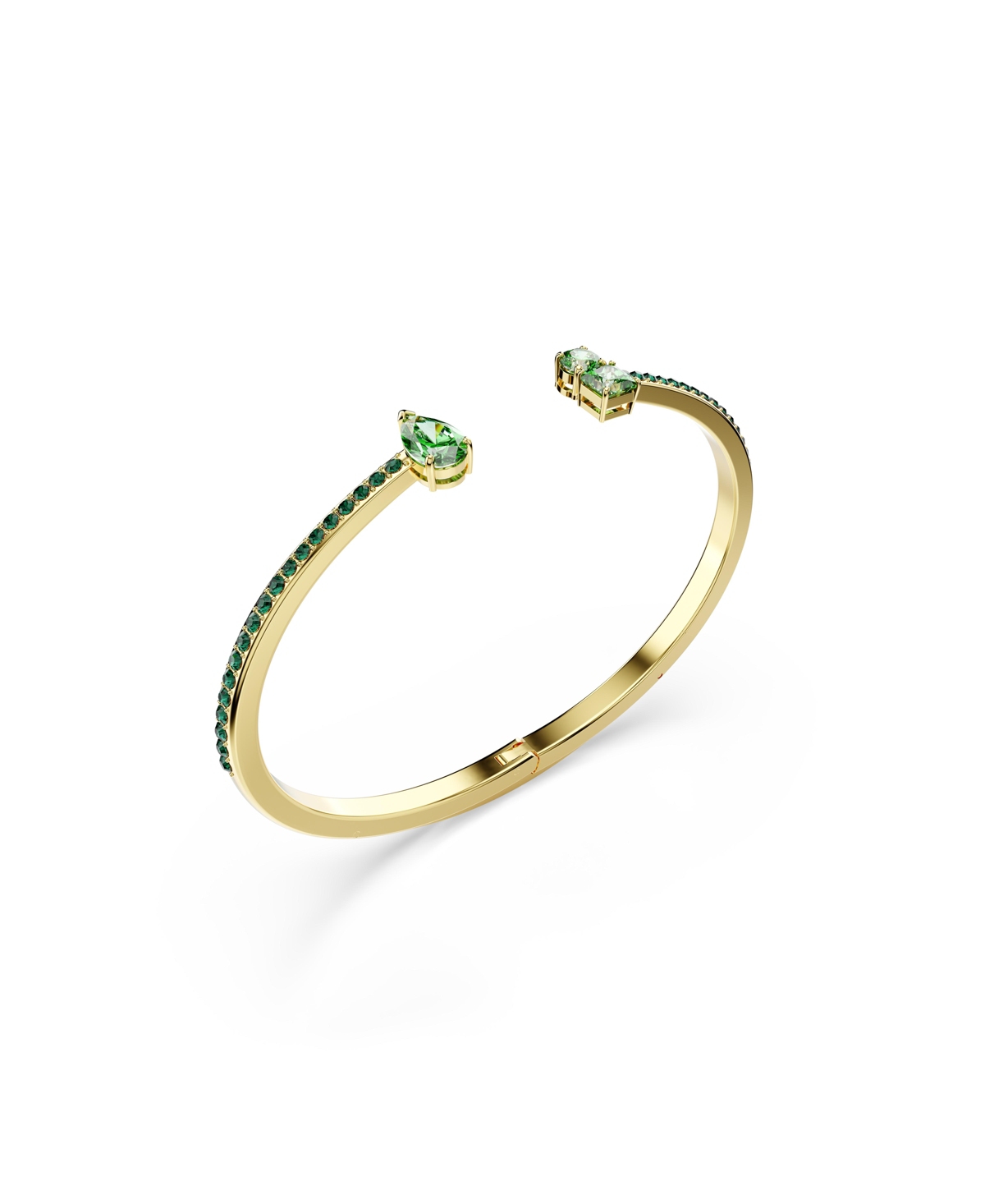 SWAROVSKI MIXED CUTS GOLD-TONE PLATED MATRIX CUFF BRACELET 