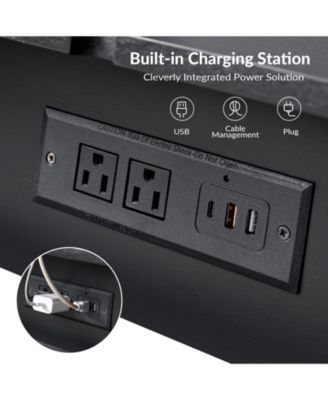 Jacob Mid-Century Modern End Table with Flared Legs