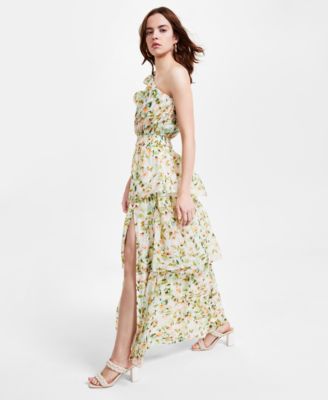 Women's Imelda Asymmetric-Neck Maxi Dress