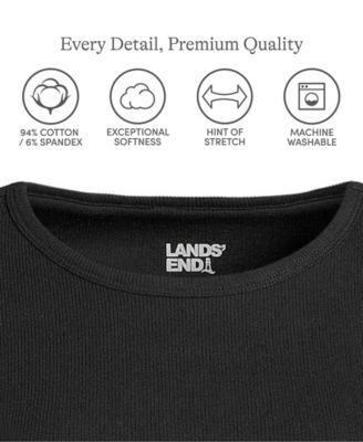 Women's Long Sleeve Micro Rib T-Shirt