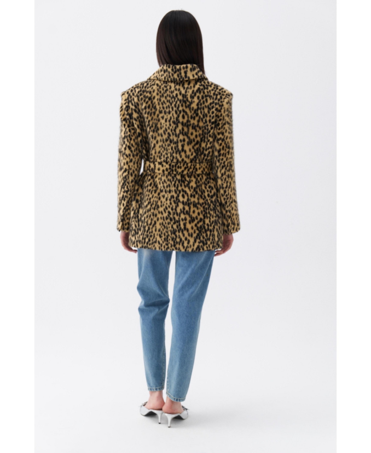 Nocturne Women's Leopard Print Jacket - Multi-colored