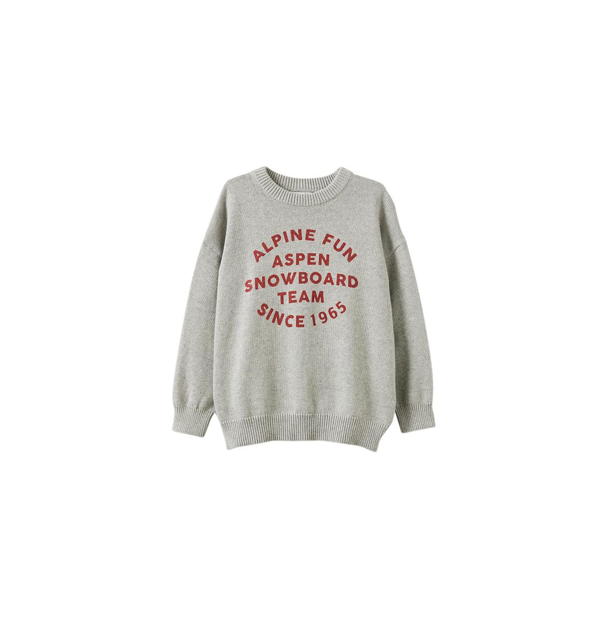 Cotton On Boys Little/Big Blake Knit Crew -snowboard team