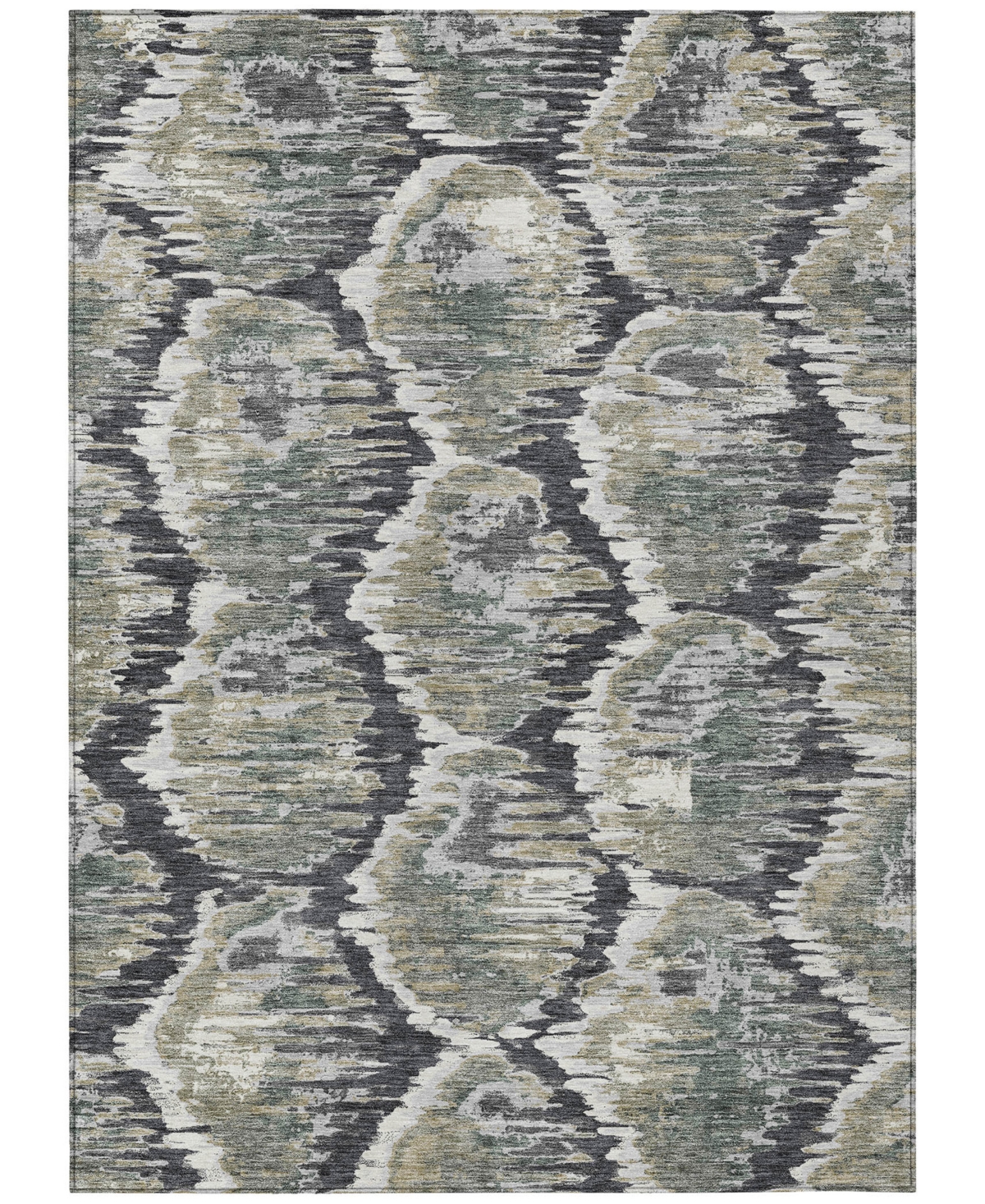Addison Chantille Acn767 8'x10' Area Rug In Charcoal