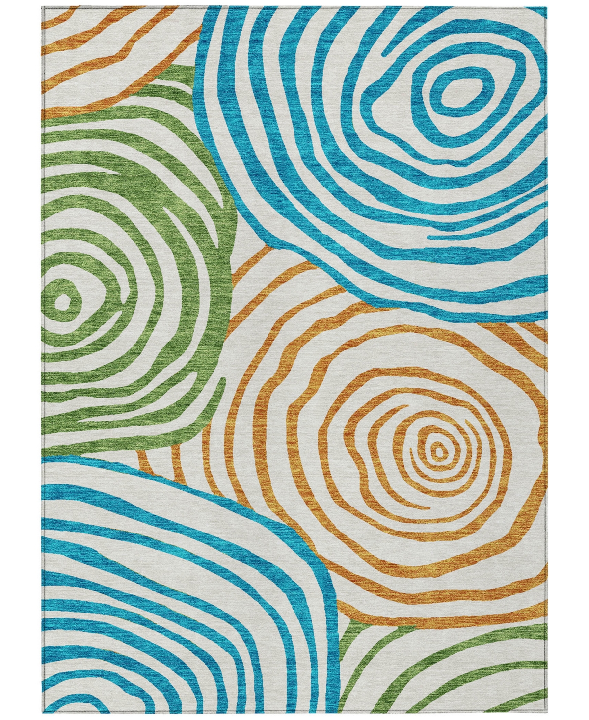 Addison Chantille Acn765 5'x7'6" Area Rug In White