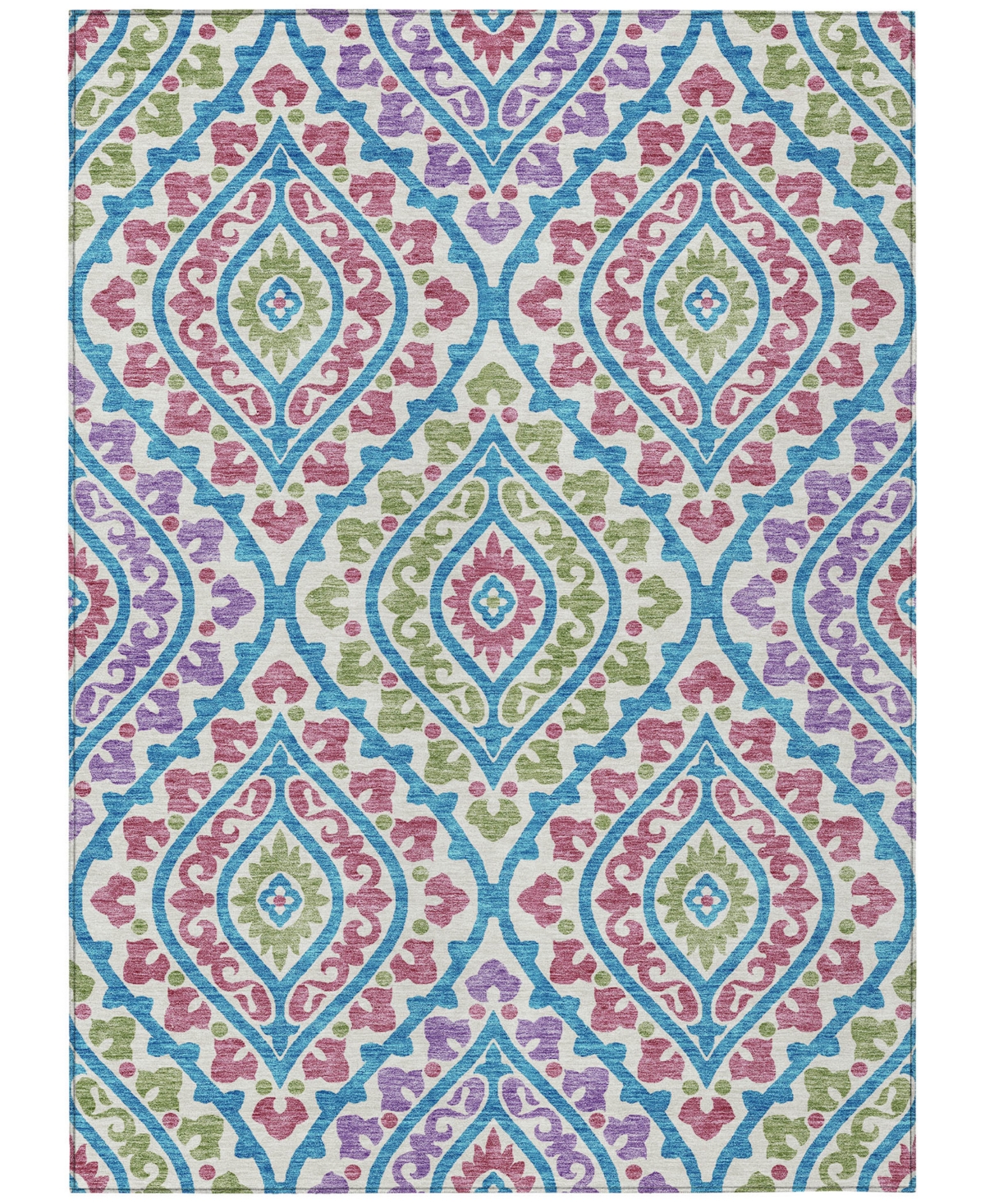 Addison Chantille Acn761 5'x7'6" Area Rug In White