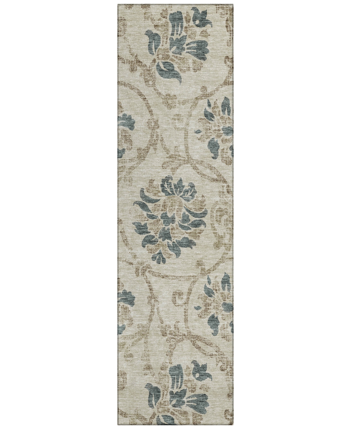 Addison Chantille Acn762 2'3"x7'6" Runner Area Rug In Beige