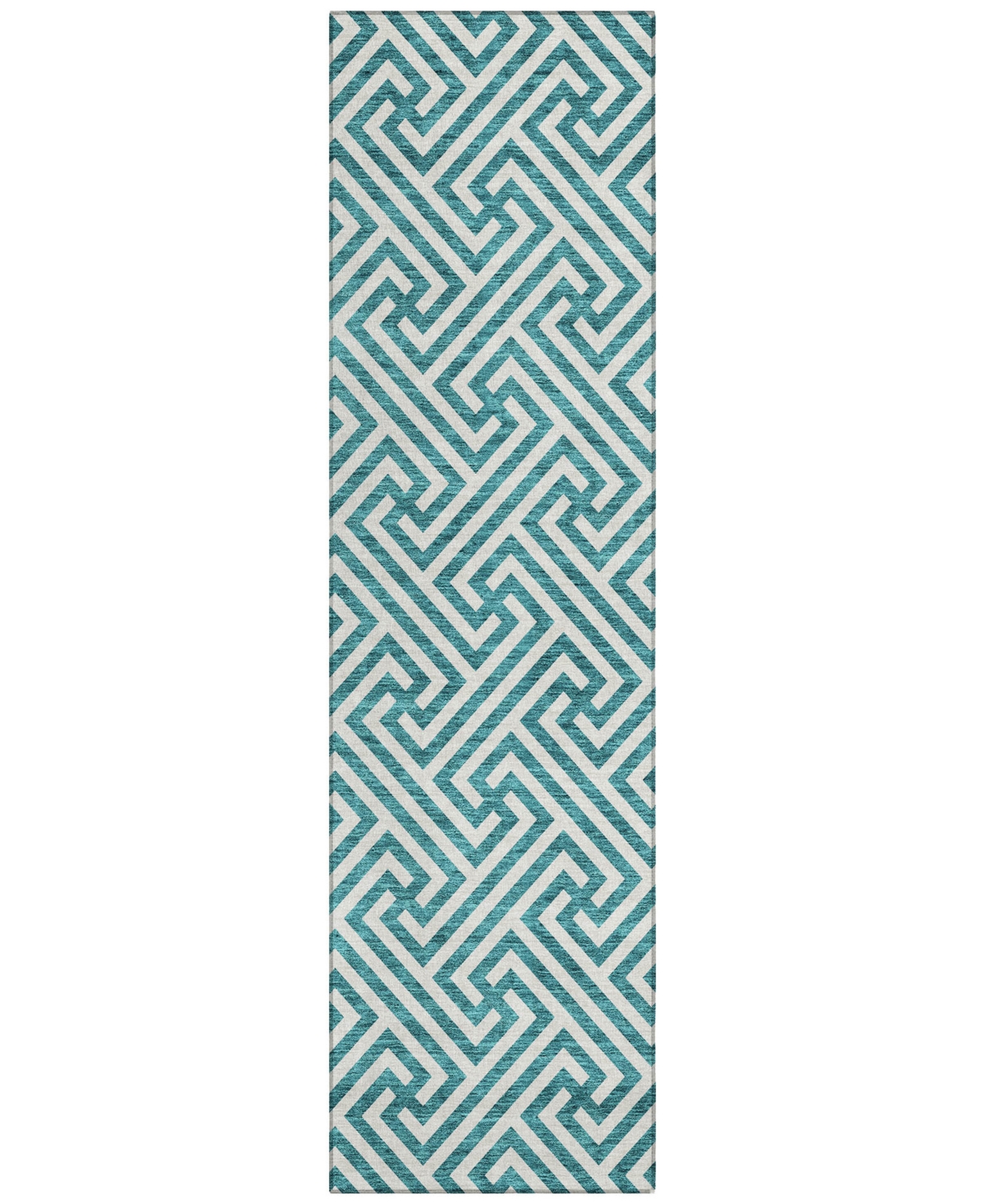 Addison Chantille Acn731 2'3"x7'6" Runner Area Rug In Teal