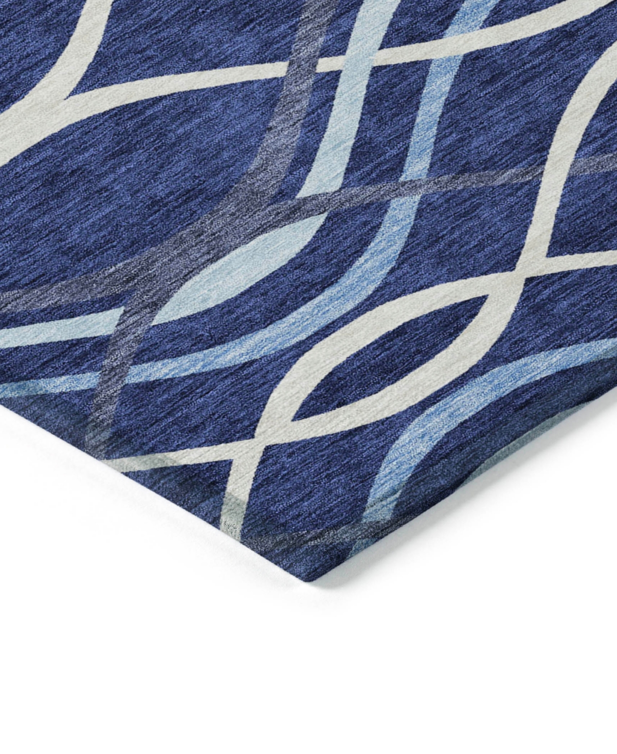 Addison Chantille Acn757 9'x12' Area Rug In Navy