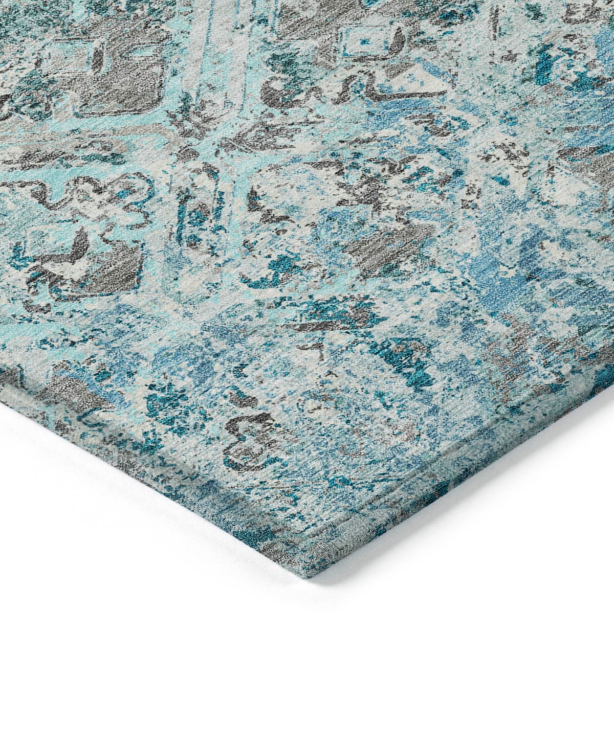 Addison Chantille Machine Washable Acn768 8'x10' Area Rug In Teal