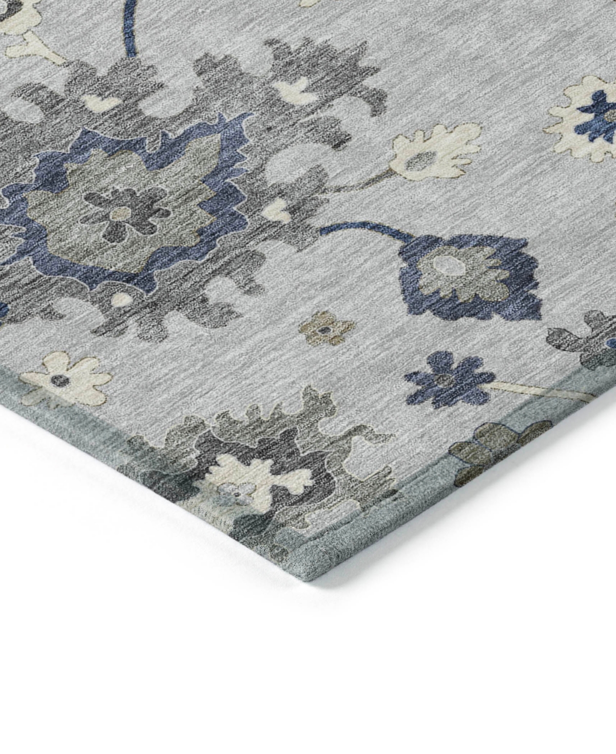 Addison Chantille Acn753 9'x12' Area Rug In Silver