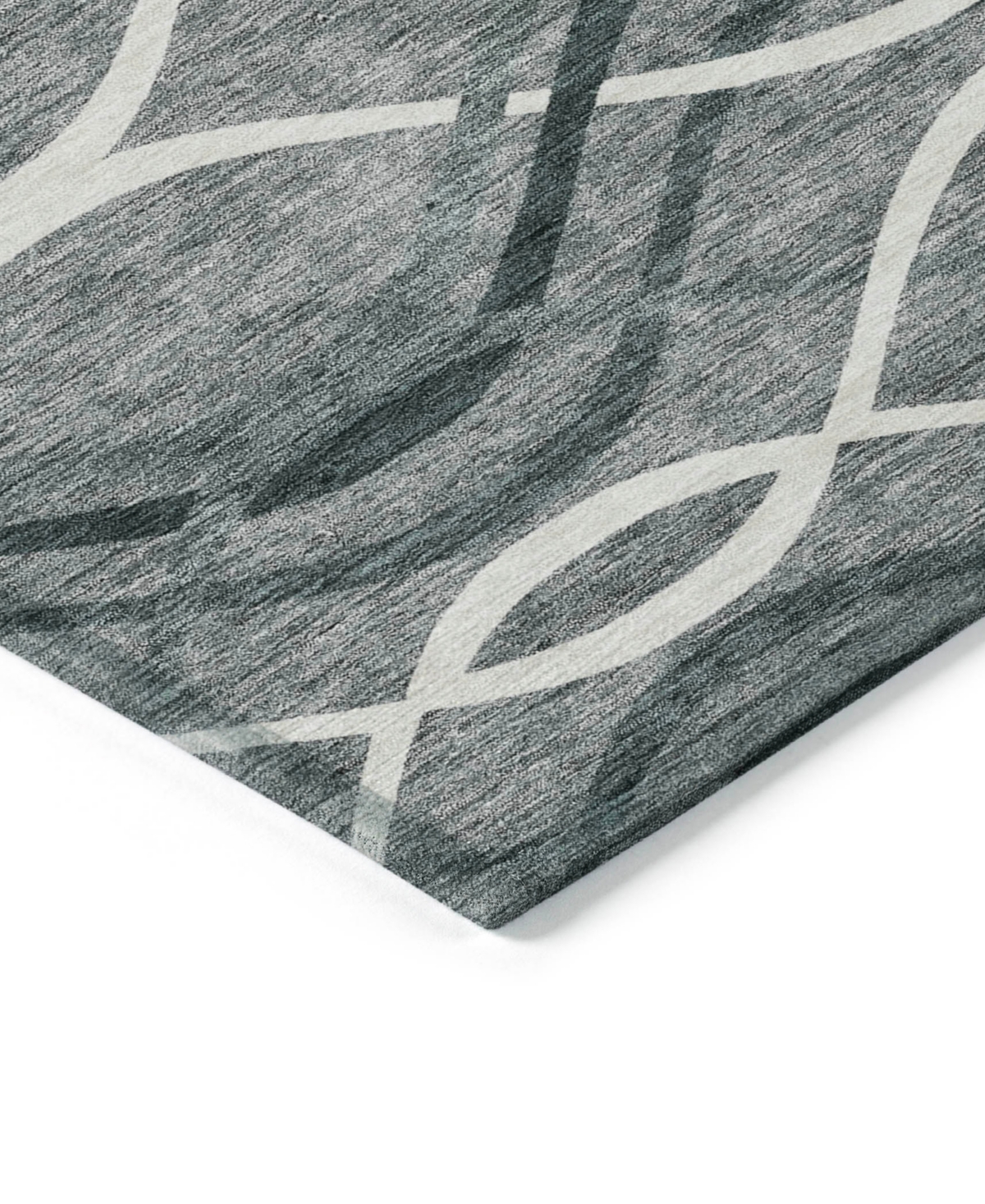 Addison Chantille Machine Washable Acn757 8'x10' Area Rug In Gray