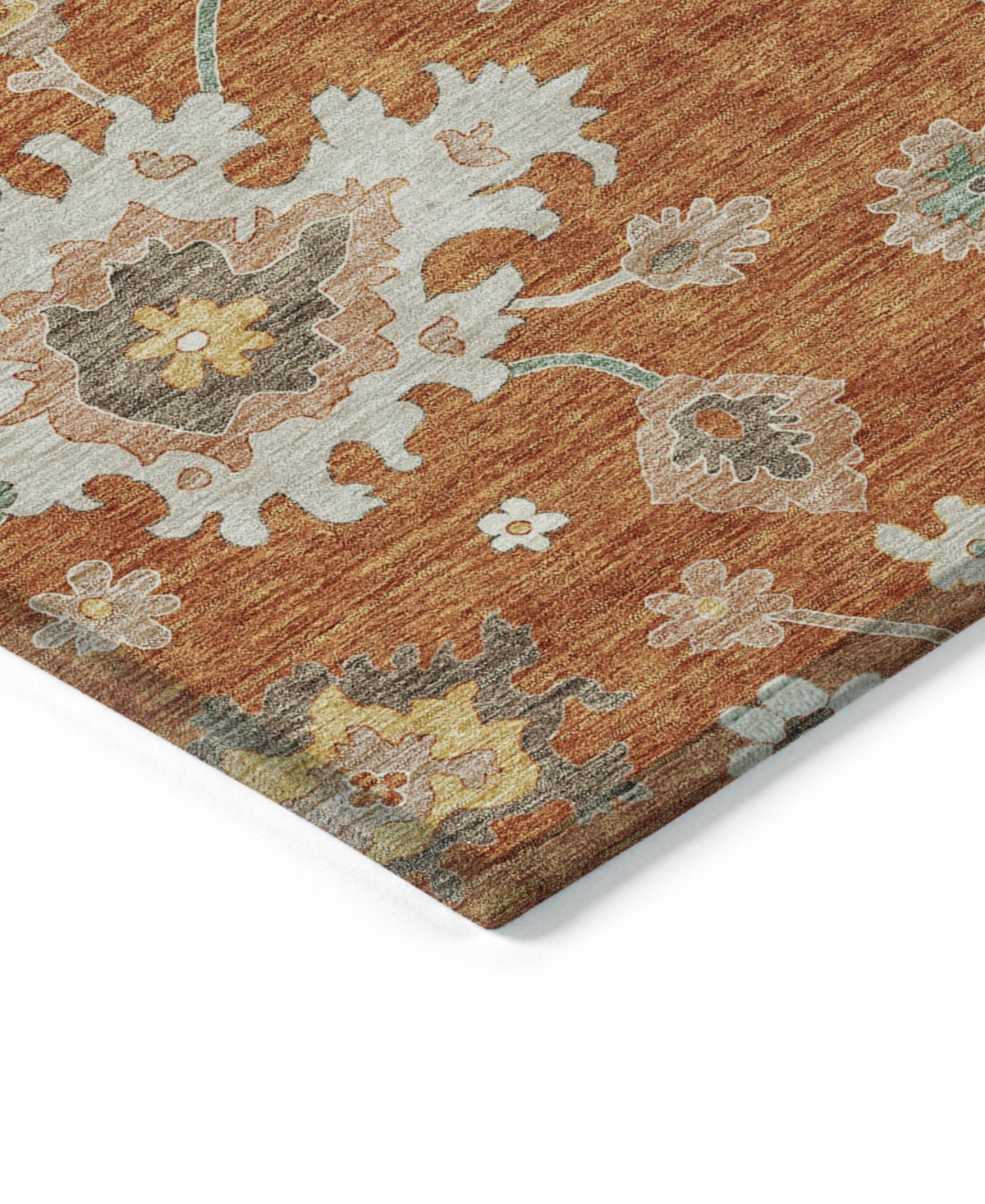 Addison Chantille Acn753 8'x10' Area Rug In Paprika