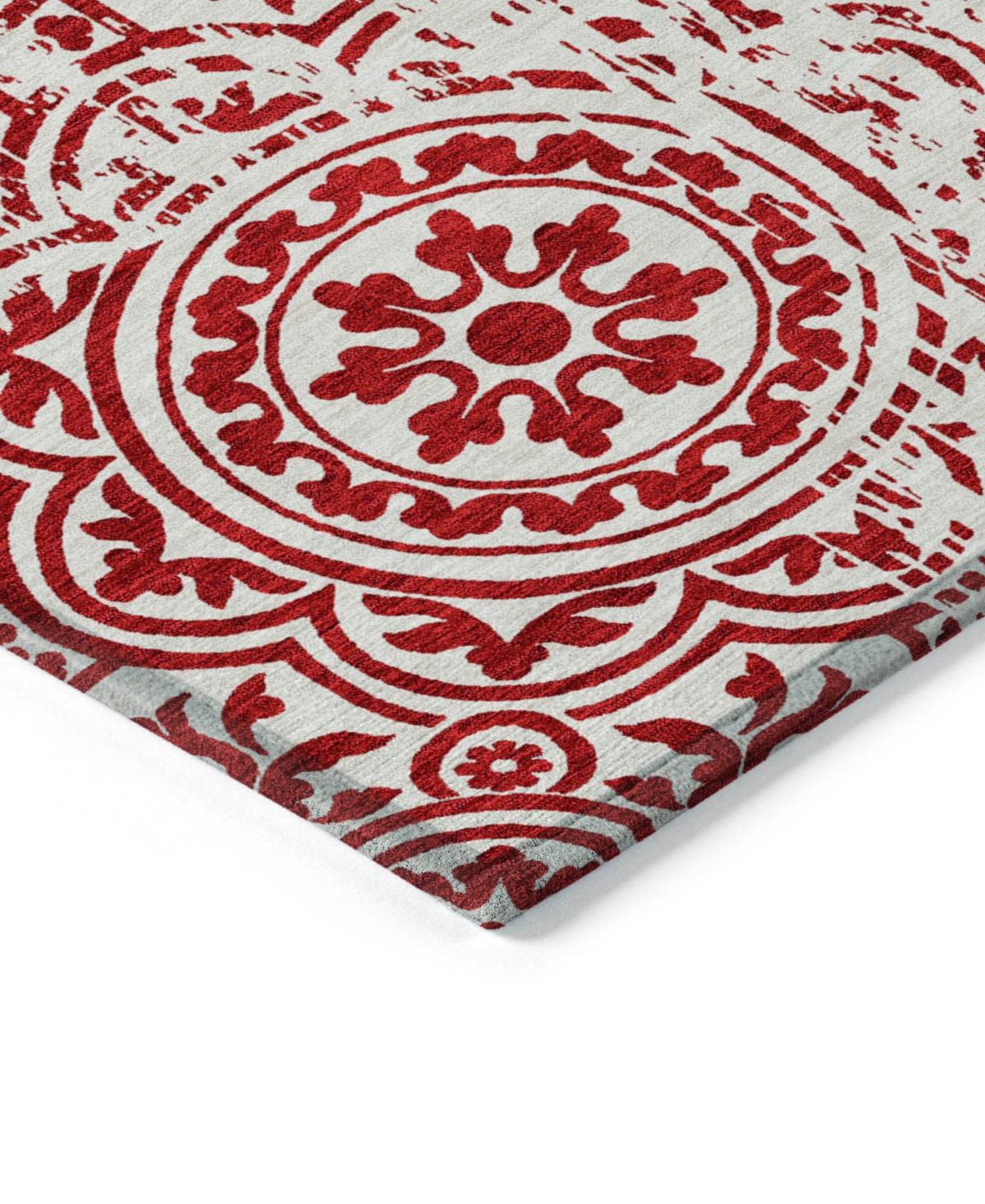 Addison Chantille Acn758 10'x14' Area Rug In Red