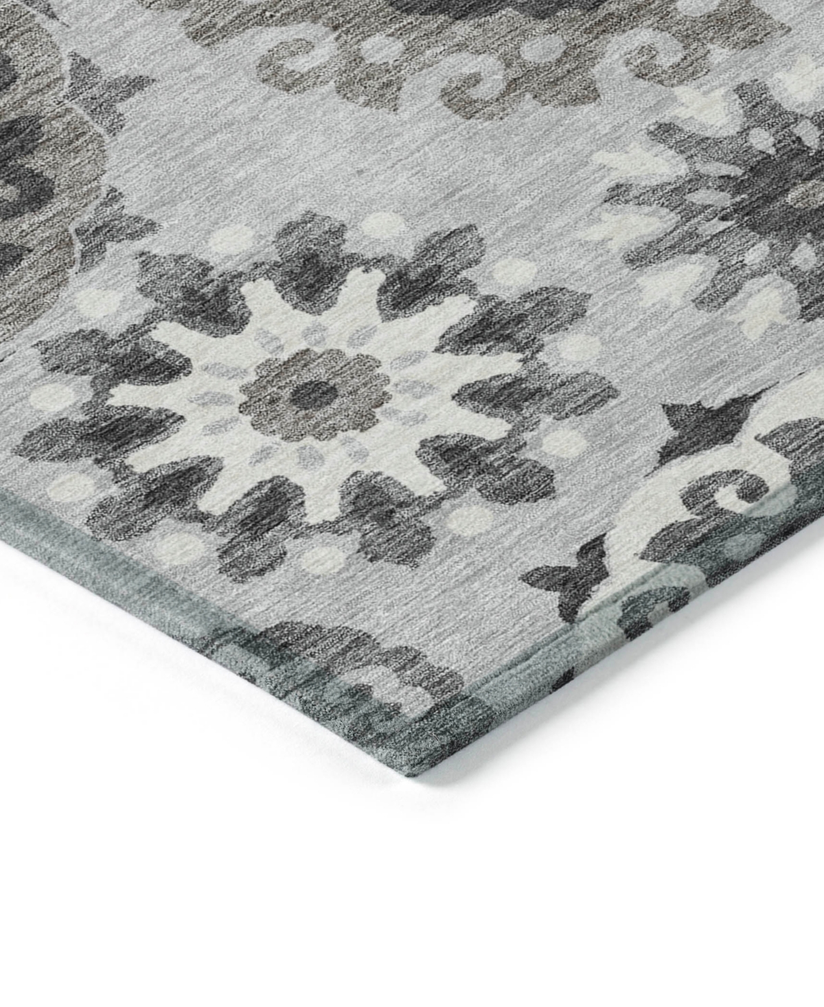Addison Chantille Acn763 5'x7'6" Area Rug In Silver