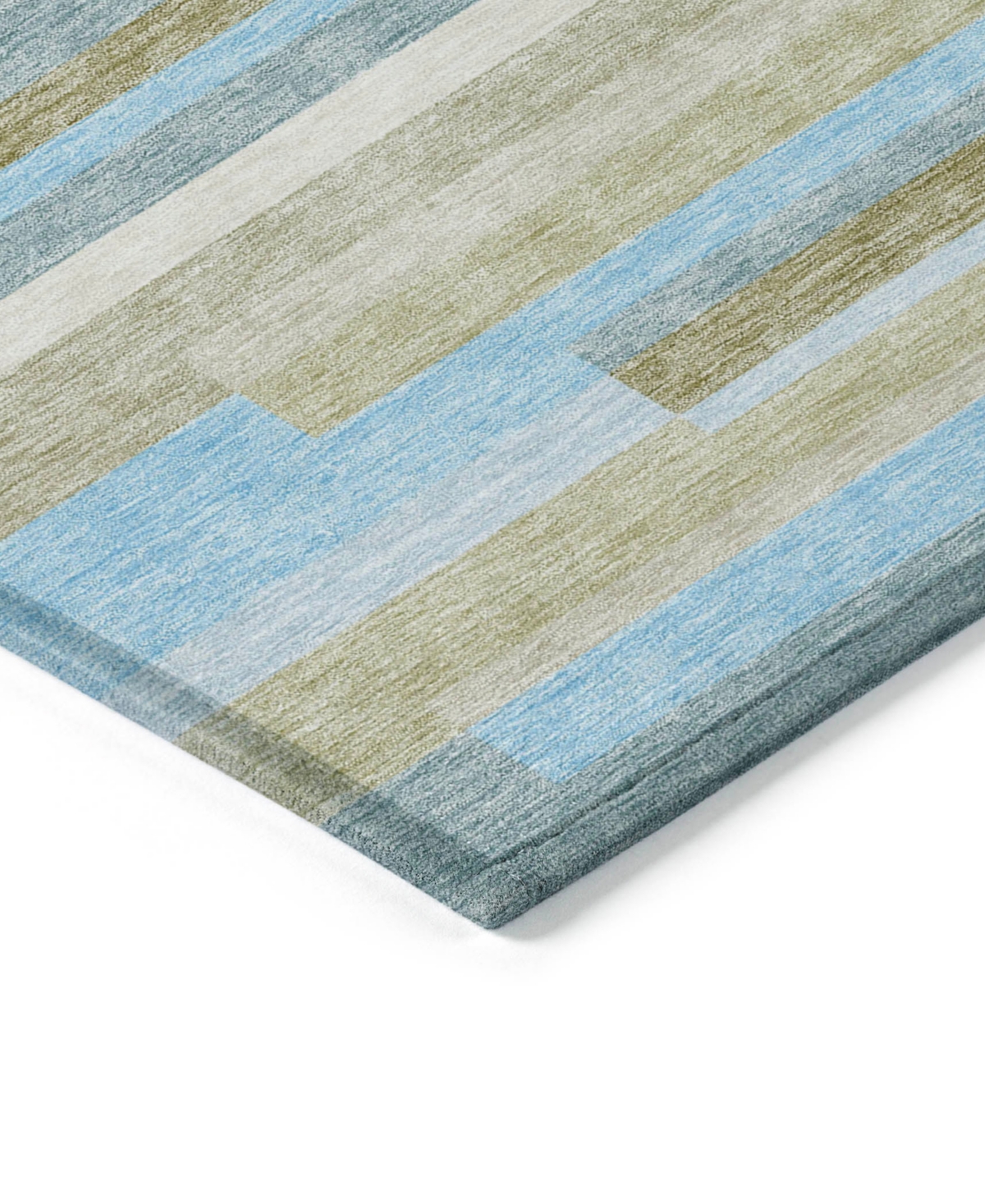 Addison Chantille Machine Washable Acn766 5'x7'6" Area Rug In Mist