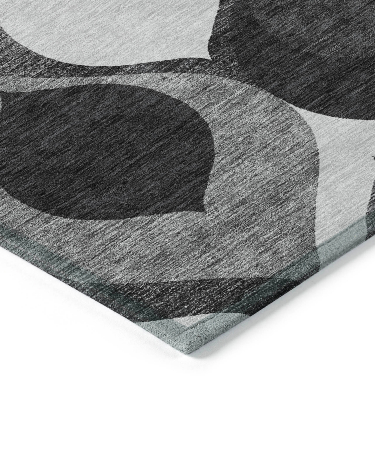 Addison Chantille Machine Washable Acn749 3'x5' Area Rug In Black