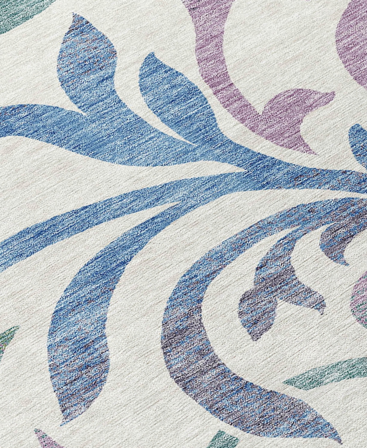 Addison Chantille Acn764 5'x7'6" Area Rug In White