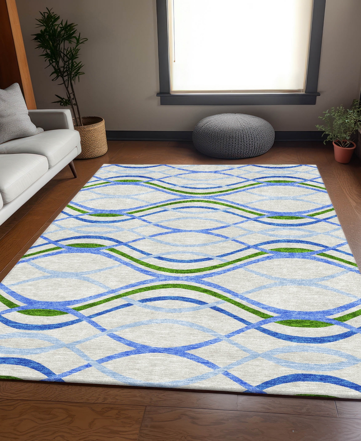 Addison Chantille Acn757 9'x12' Area Rug In Mist