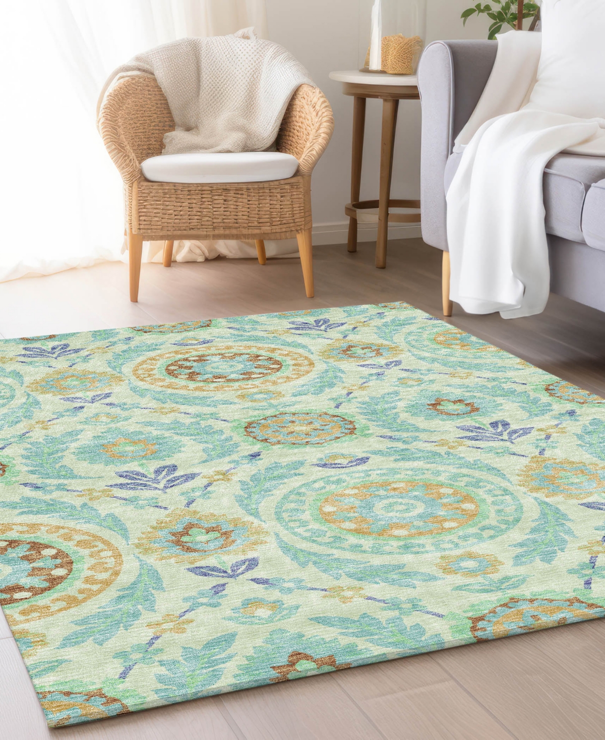 Addison Chantille Acn751 2'6"x3'10" Area Rug In Mint
