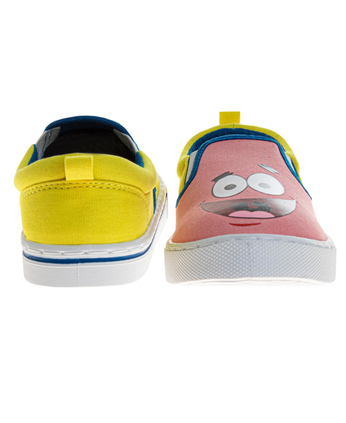 Nickelodeon Little And Big Kids Slip On Low Top Canvas Sneakers In Yellow
