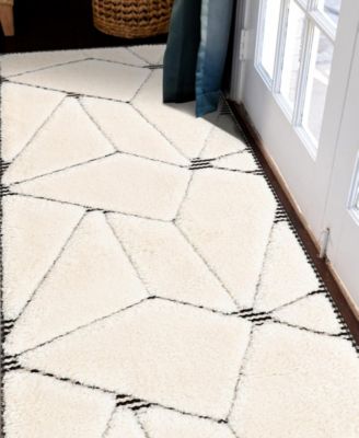 Prismatic Spectrum 2'7"x8' Runner Area Rug