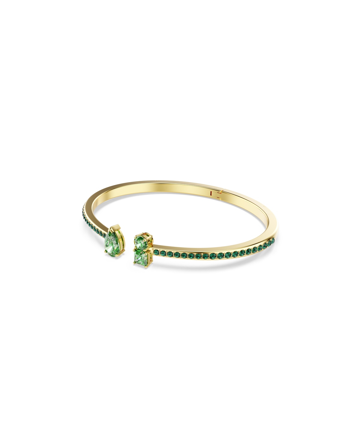 SWAROVSKI MIXED CUTS GOLD-TONE PLATED MATRIX CUFF BRACELET 
