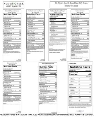 St. Nick's Bed Breakfast Gift Basket, 10 Piece