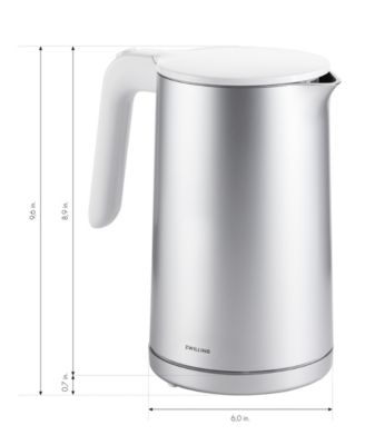 Enfinigy Cool Touch 1.5-L Silver Kettle