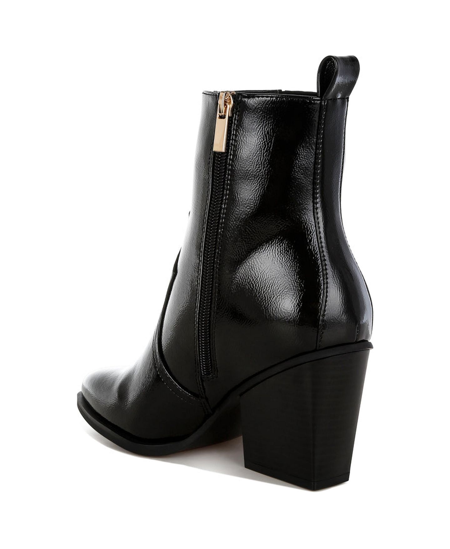 Женские ботинки London Rag Cornus Pointed Toe Ankle, цвет: Чёрная искусственная кожа — фото 2